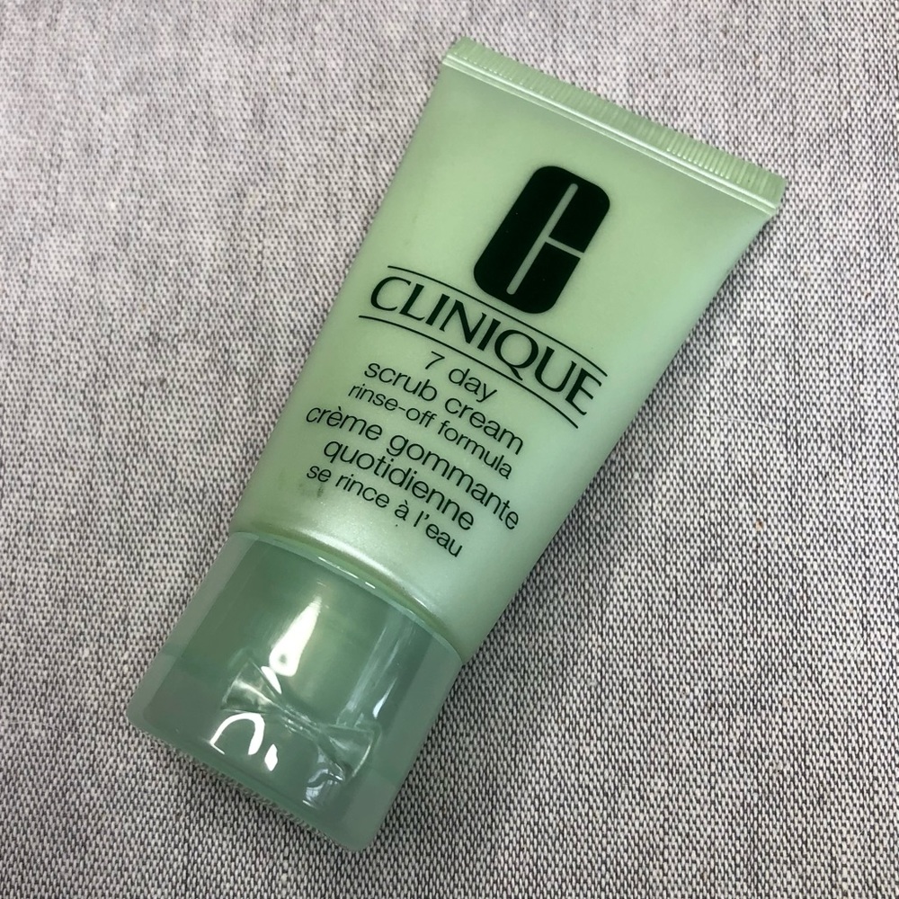 ❤️3 for $25❤️ Clinique 7 Day Face Scrub Cream Rinse-Off Formula mini